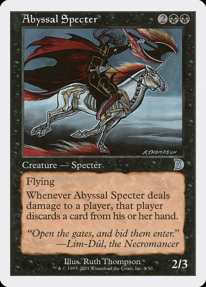 Abyssal Specter [Deckmasters] | Yard's Games Ltd