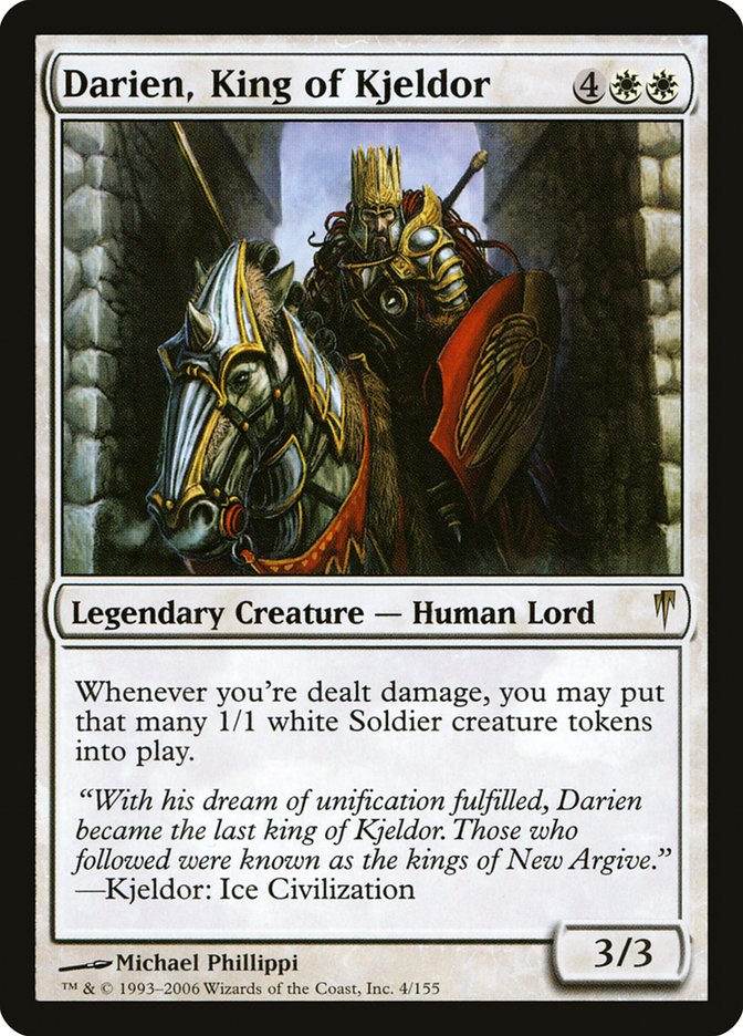 Darien, King of Kjeldor [Coldsnap] | Yard's Games Ltd