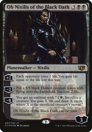 Ob Nixilis of the Black Oath (Commander 2014) [Commander 2014 Oversized] | Yard's Games Ltd