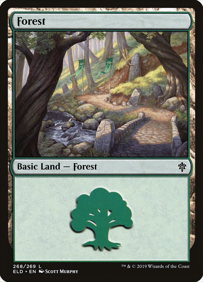 Forest (268) [Throne of Eldraine] | Yard's Games Ltd