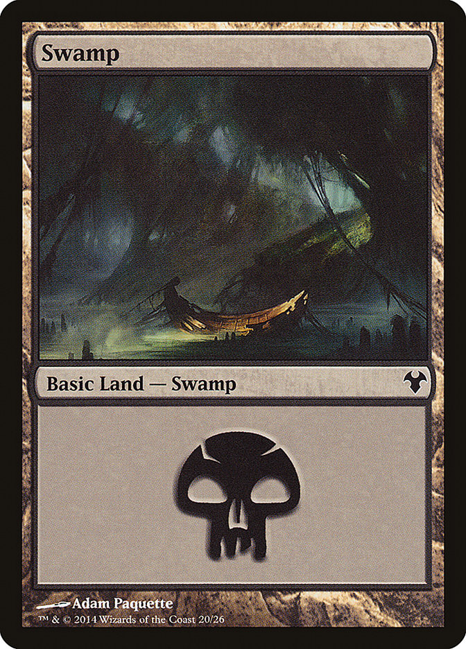 Swamp (20) [Modern Event Deck 2014] | Yard's Games Ltd