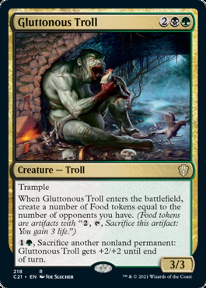 Gluttonous Troll [Commander 2021] | Yard's Games Ltd