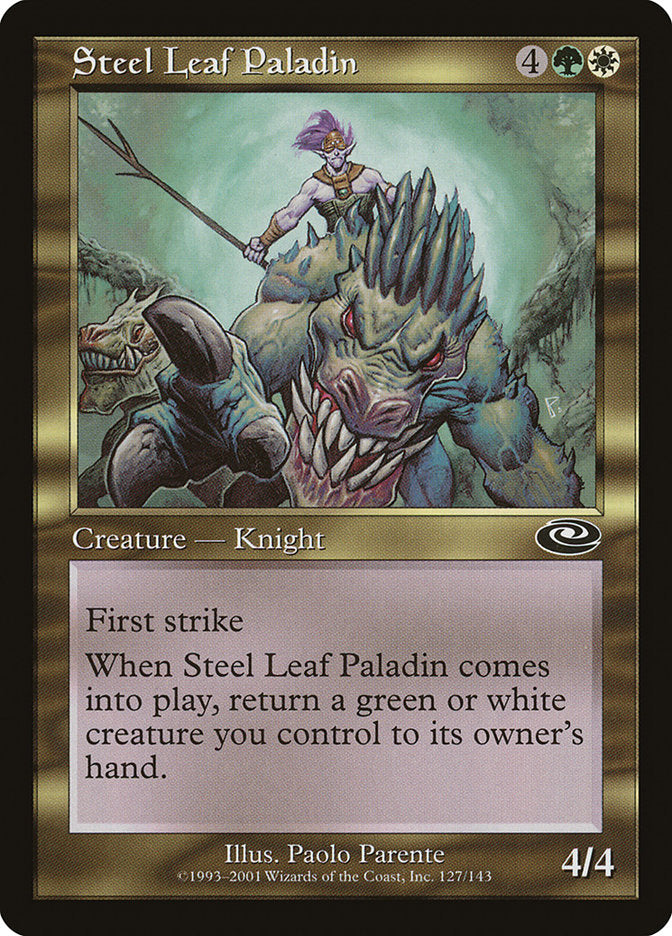 Steel Leaf Paladin [Planeshift] | Yard's Games Ltd