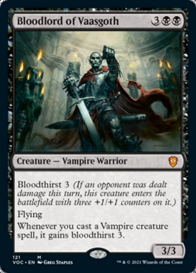 Bloodlord of Vaasgoth [Innistrad: Crimson Vow Commander] | Yard's Games Ltd