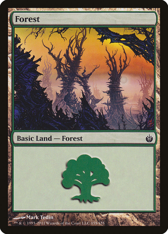 Forest (155) [Mirrodin Besieged] | Yard's Games Ltd