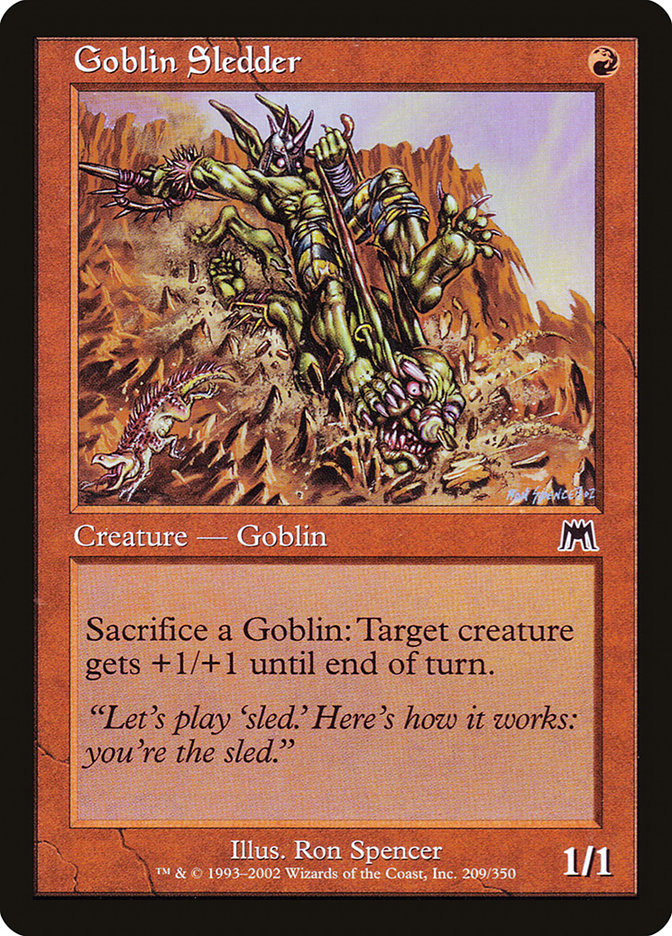 Goblin Sledder [Onslaught] | Yard's Games Ltd