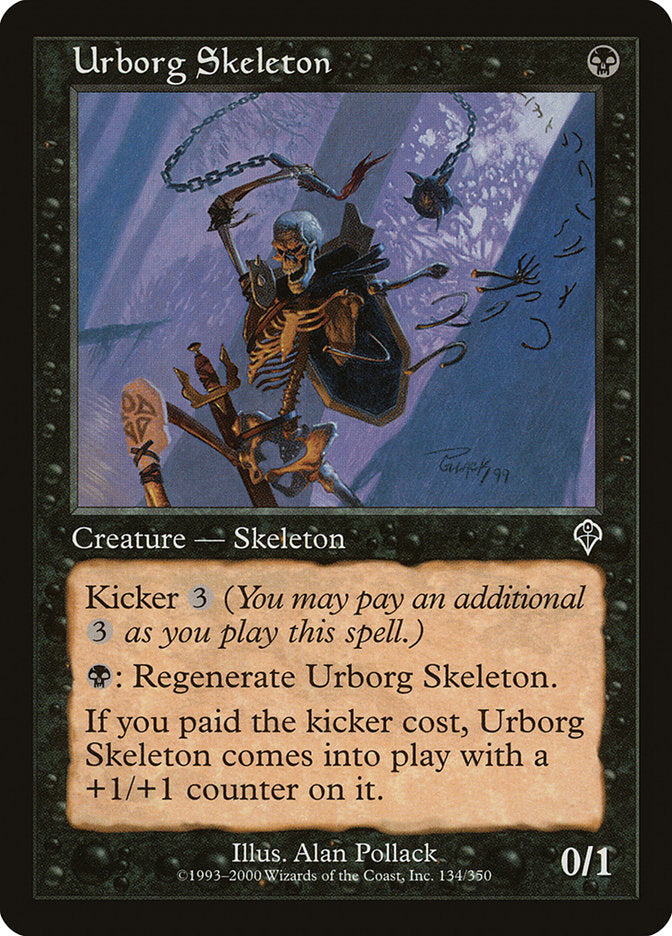 Urborg Skeleton [Invasion] | Yard's Games Ltd