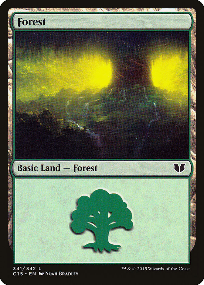 Forest (341) [Commander 2015] | Yard's Games Ltd
