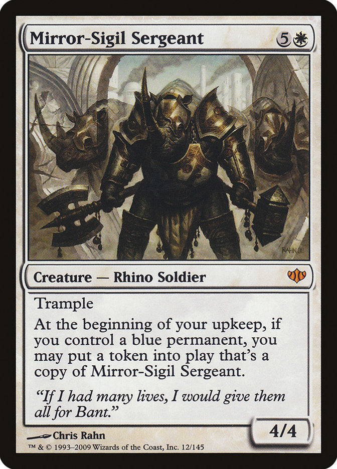 Mirror-Sigil Sergeant [Conflux] | Yard's Games Ltd