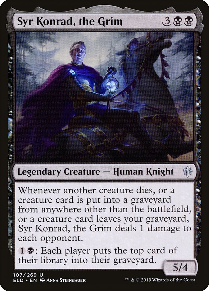 Syr Konrad, the Grim [Throne of Eldraine] | Yard's Games Ltd
