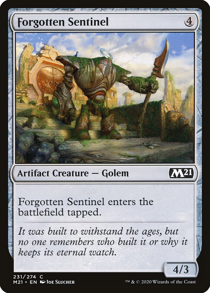 Forgotten Sentinel [Core Set 2021] | Yard's Games Ltd