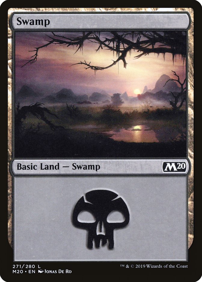 Swamp (271) [Core Set 2020] | Yard's Games Ltd