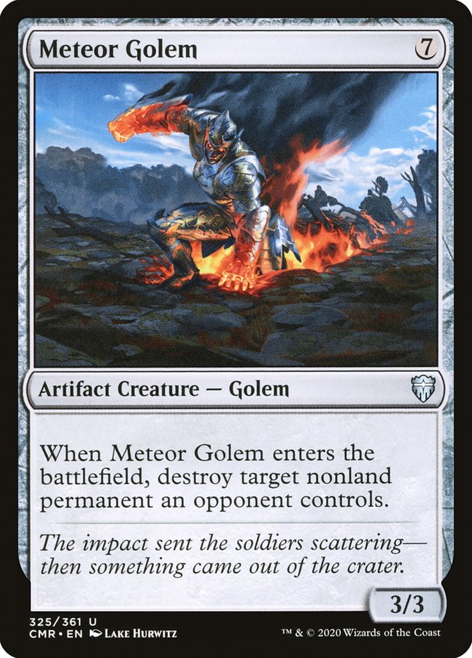 Meteor Golem (325) [Commander Legends] | Yard's Games Ltd