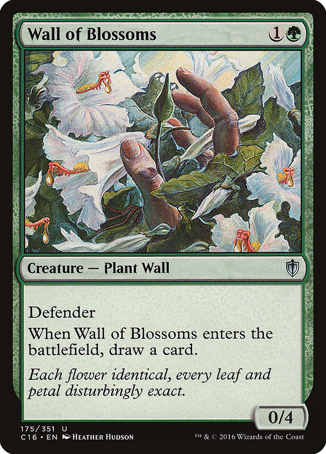 Wall of Blossoms [Commander 2016] | Yard's Games Ltd