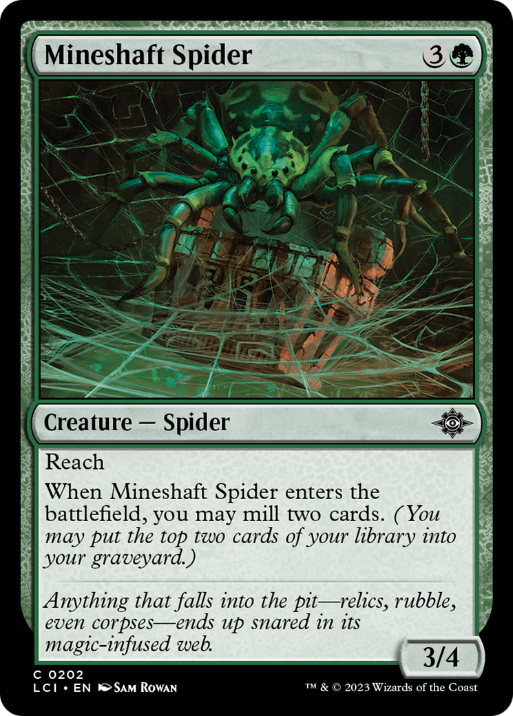 Mineshaft Spider [The Lost Caverns of Ixalan] | Yard's Games Ltd