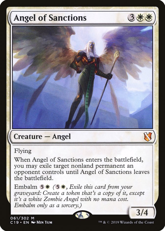 Angel of Sanctions [Commander 2019] | Yard's Games Ltd