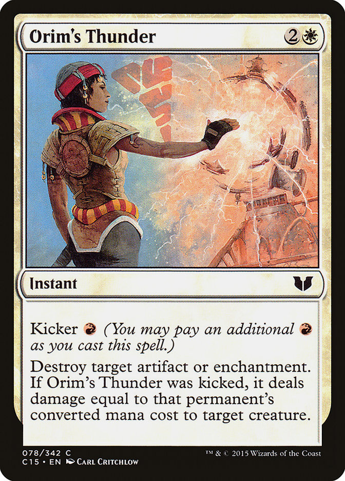 Orim's Thunder [Commander 2015] | Yard's Games Ltd