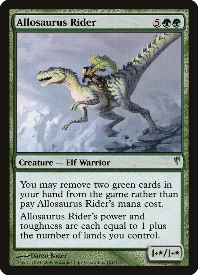 Allosaurus Rider [Coldsnap] | Yard's Games Ltd