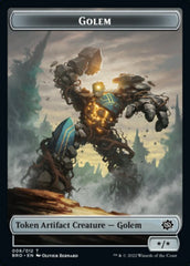 Powerstone // Golem Double-Sided Token [The Brothers' War Tokens] | Yard's Games Ltd