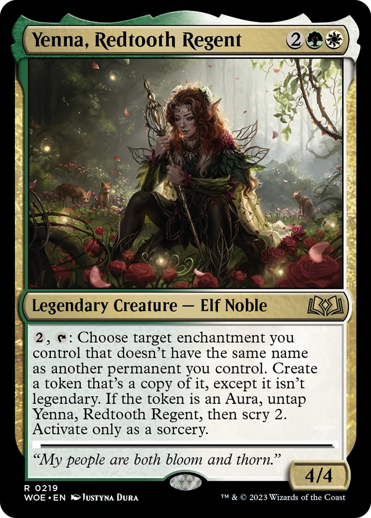 Yenna, Redtooth Regent [Wilds of Eldraine] | Yard's Games Ltd