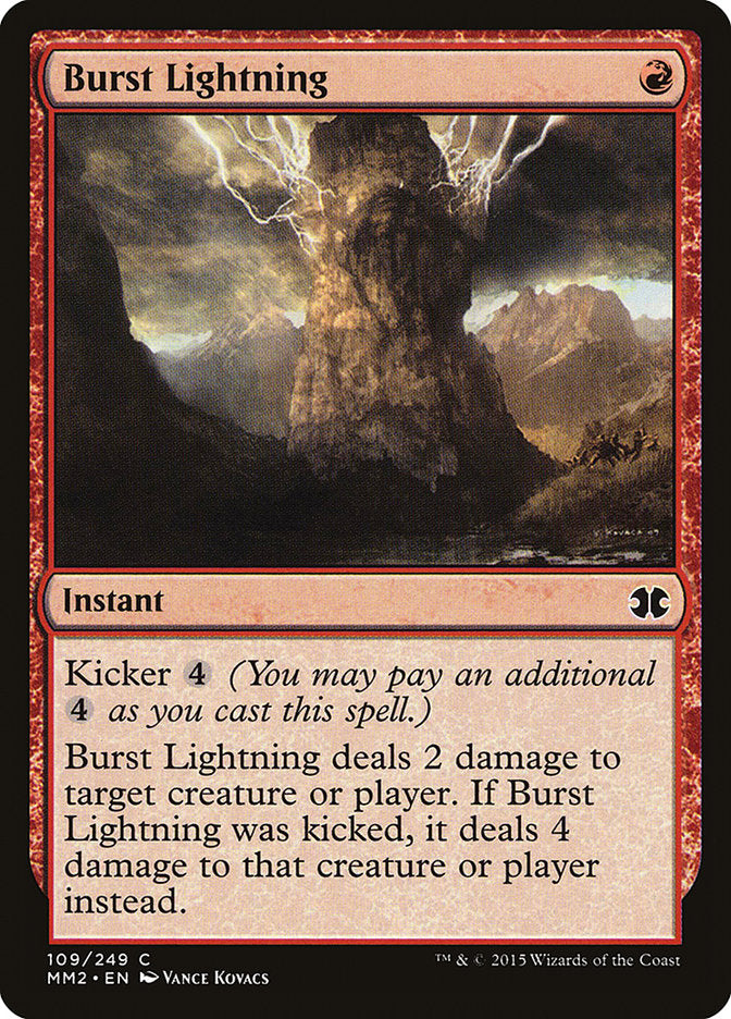 Burst Lightning [Modern Masters 2015] | Yard's Games Ltd