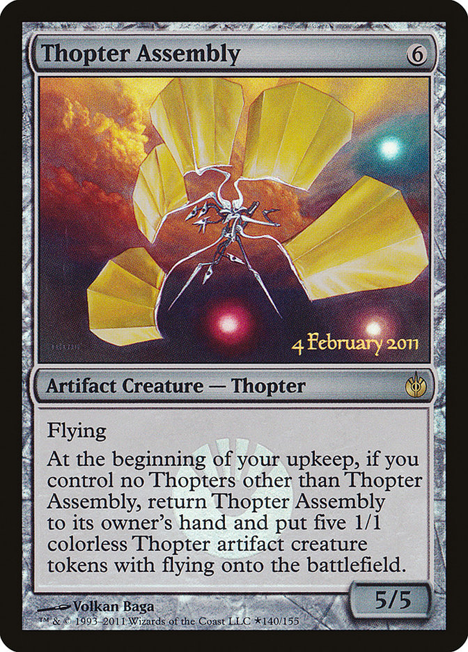 Thopter Assembly [Mirrodin Besieged Prerelease Promos] | Yard's Games Ltd