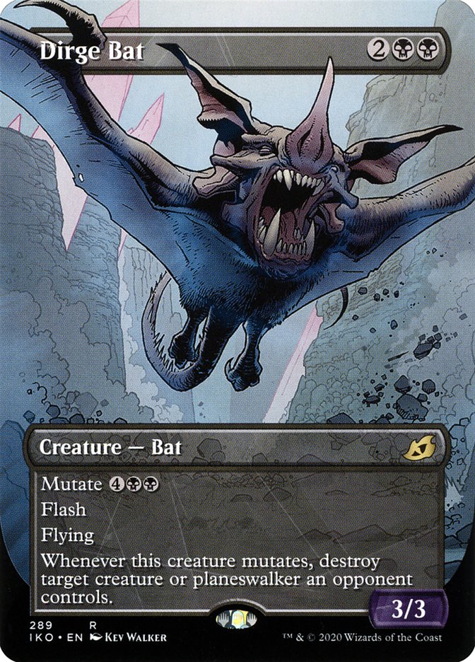 Dirge Bat (Showcase) [Ikoria: Lair of Behemoths] | Yard's Games Ltd