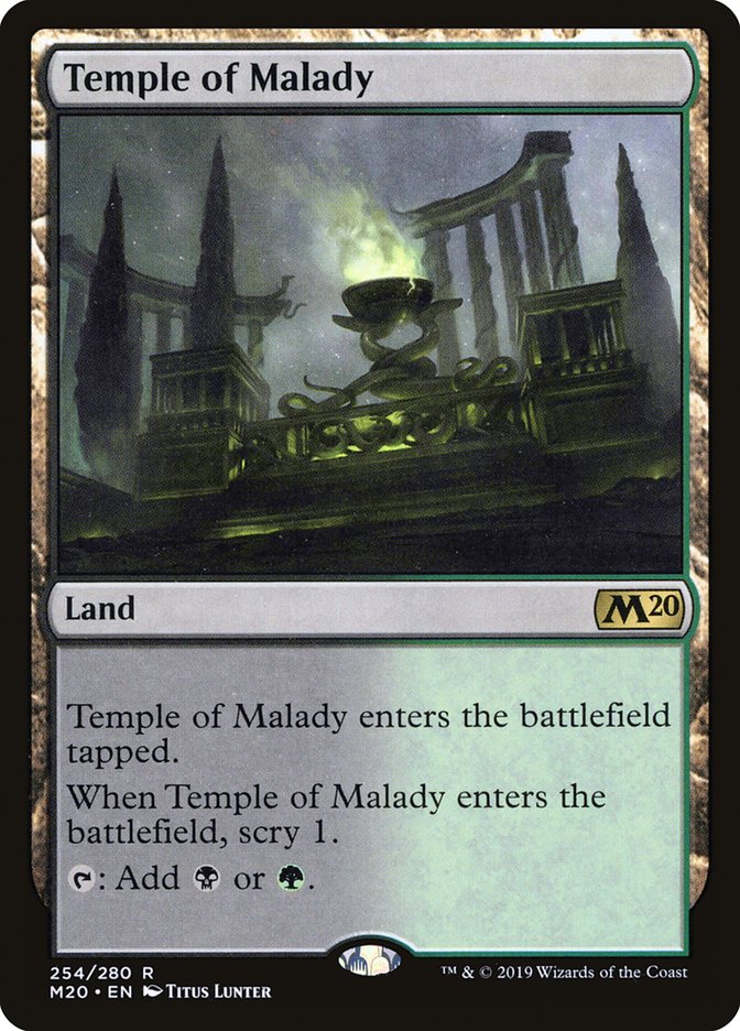 Temple of Malady [Core Set 2020] | Yard's Games Ltd