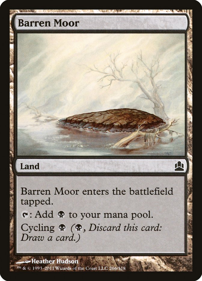Barren Moor [Commander 2011] | Yard's Games Ltd