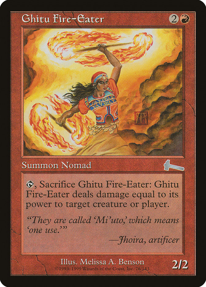 Ghitu Fire-Eater [Urza's Legacy] | Yard's Games Ltd