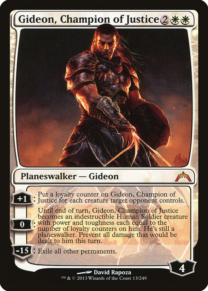 Gideon, Champion of Justice [Gatecrash] | Yard's Games Ltd