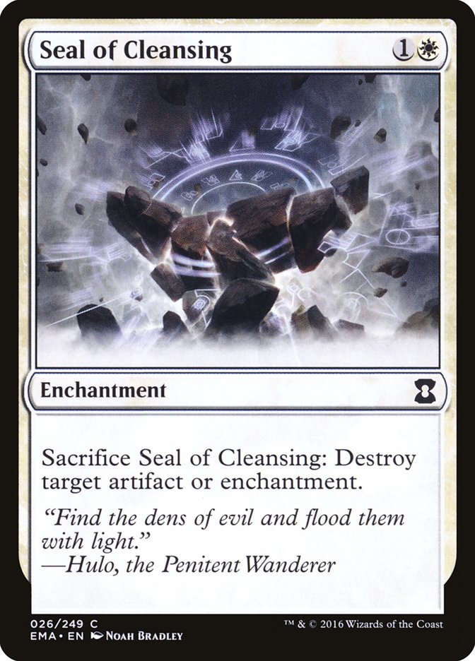 Seal of Cleansing [Eternal Masters] | Yard's Games Ltd