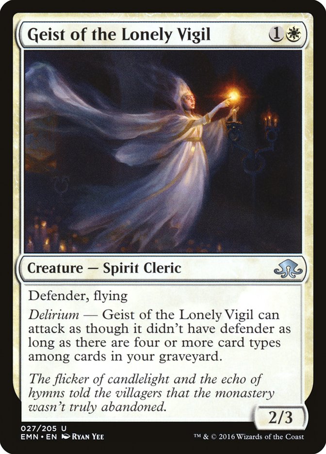Geist of the Lonely Vigil [Eldritch Moon] | Yard's Games Ltd
