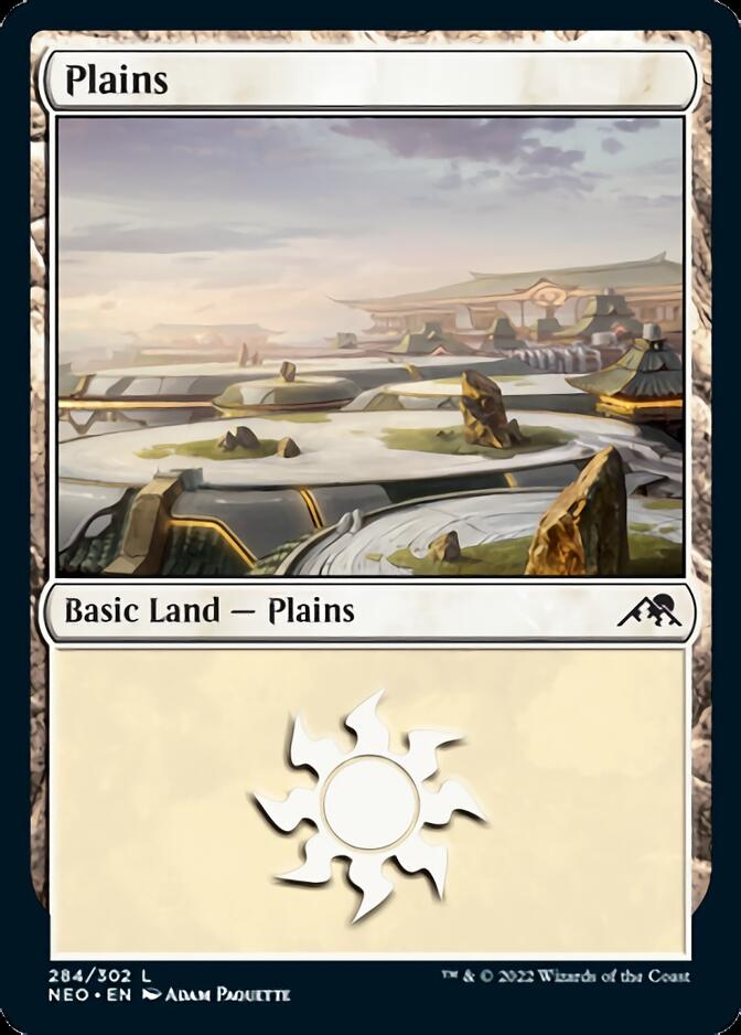 Plains (284) [Kamigawa: Neon Dynasty] | Yard's Games Ltd