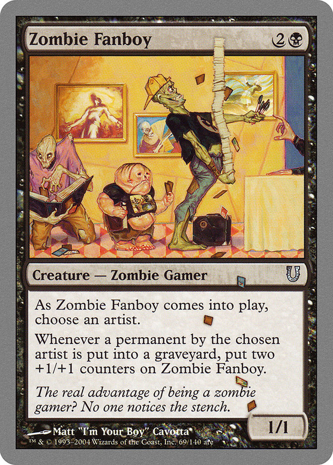 Zombie Fanboy [Unhinged] | Yard's Games Ltd
