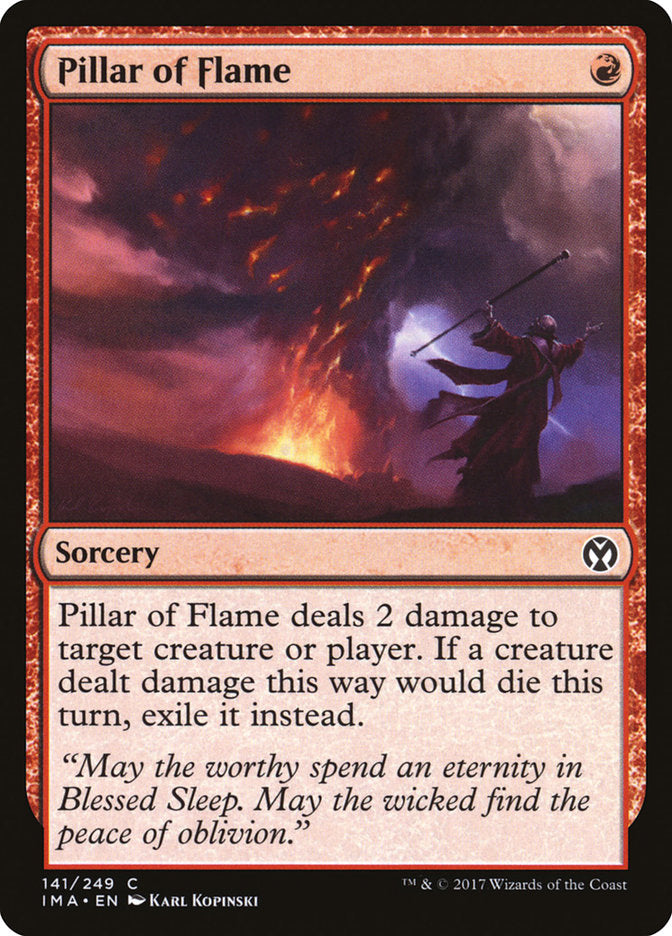 Pillar of Flame [Iconic Masters] | Yard's Games Ltd