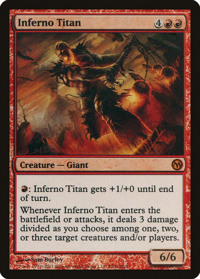 Inferno Titan (Duels of the Planeswalkers Promos) [Duels of the Planeswalkers Promos 2011] | Yard's Games Ltd