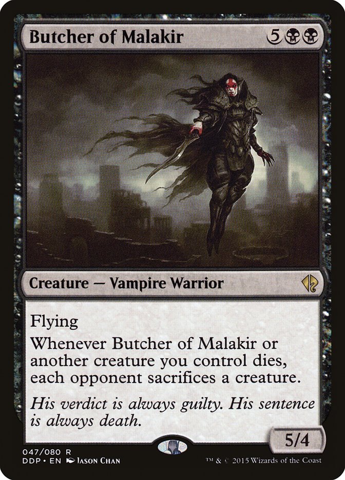 Butcher of Malakir [Duel Decks: Zendikar vs. Eldrazi] | Yard's Games Ltd