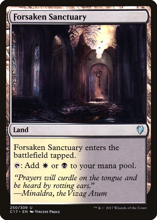 Forsaken Sanctuary [Commander 2017] | Yard's Games Ltd