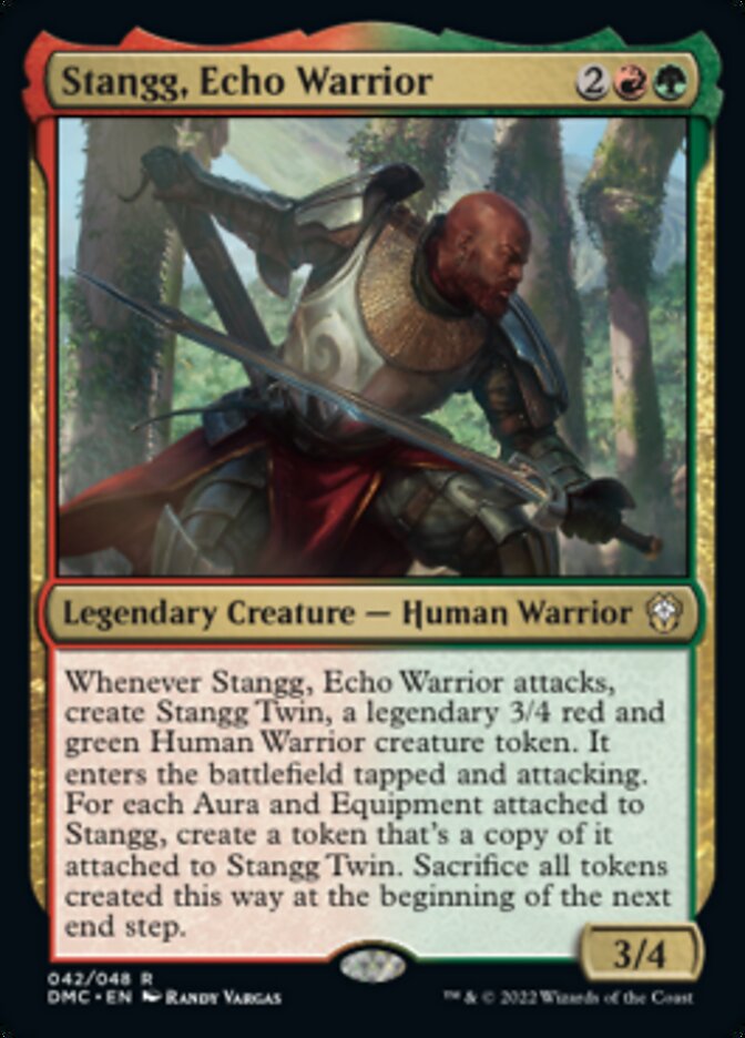 Stangg, Echo Warrior [Dominaria United Commander] | Yard's Games Ltd