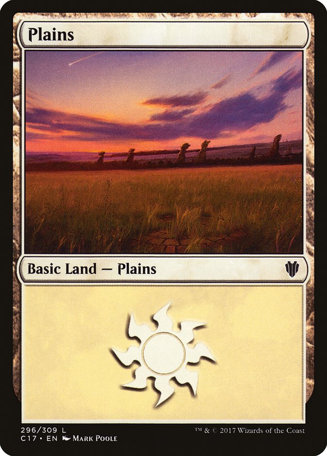 Plains (296) [Commander 2017] | Yard's Games Ltd