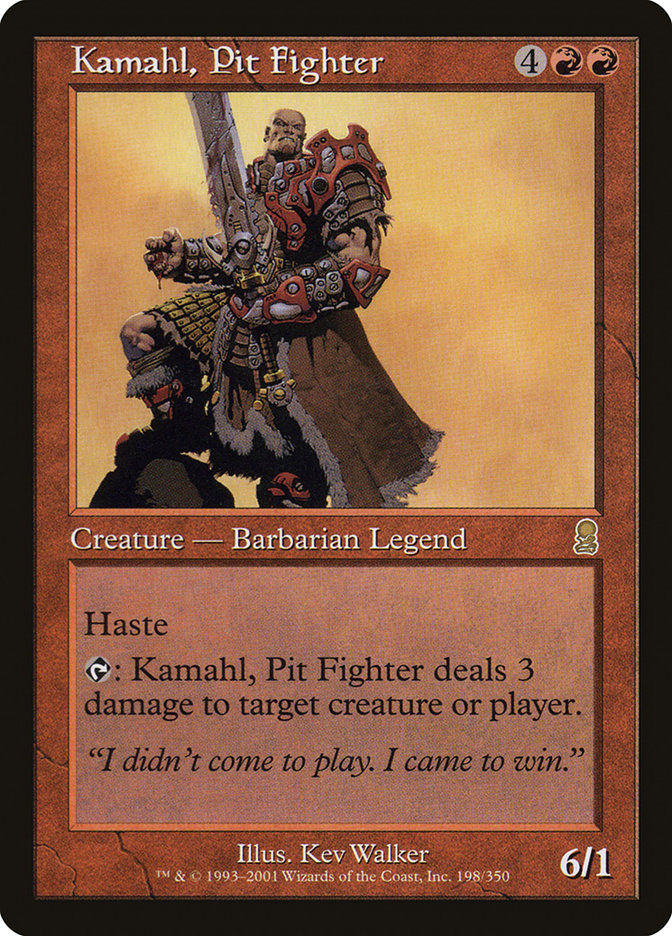 Kamahl, Pit Fighter [Odyssey] | Yard's Games Ltd