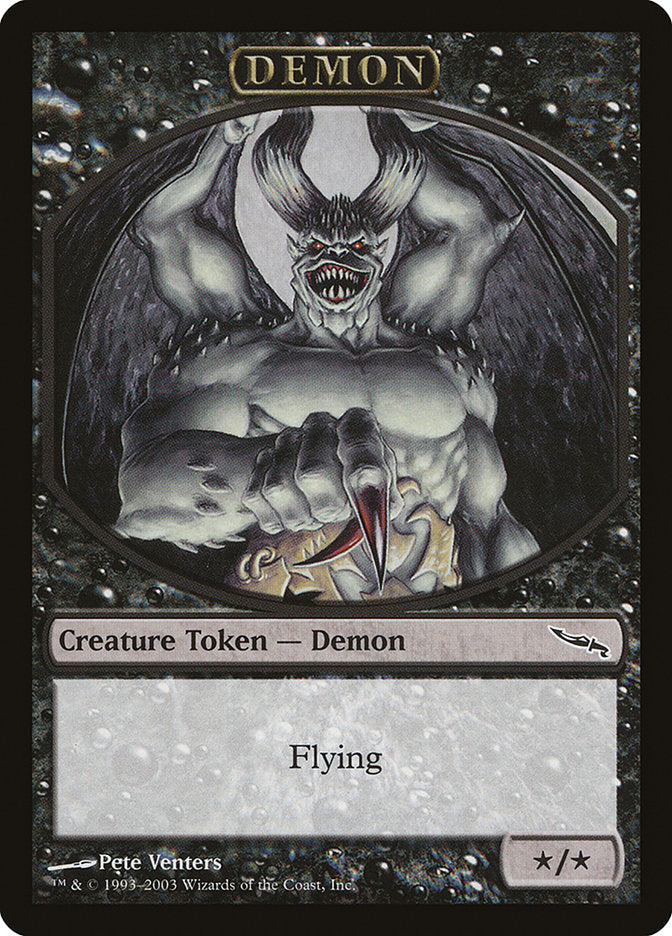 Demon Token [Magic Player Rewards 2003] | Yard's Games Ltd