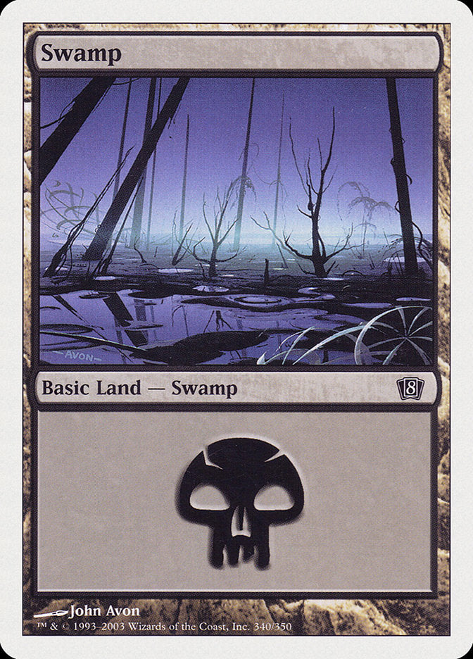 Swamp (340) [Eighth Edition] | Yard's Games Ltd
