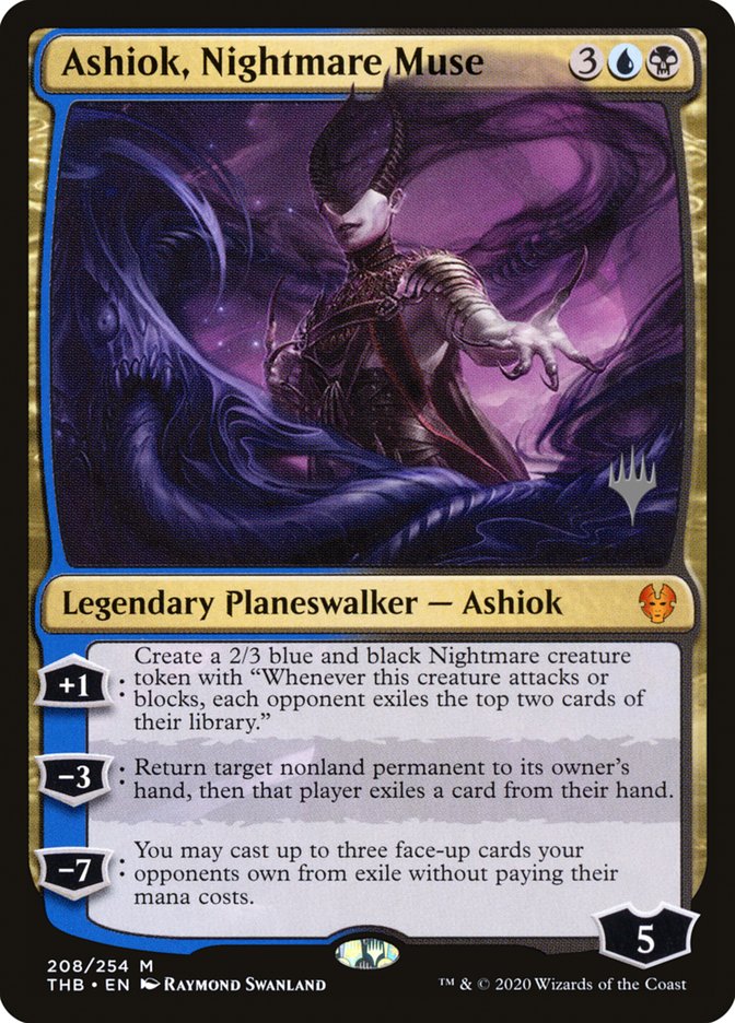 Ashiok, Nightmare Muse (Promo Pack) [Theros Beyond Death Promos] | Yard's Games Ltd