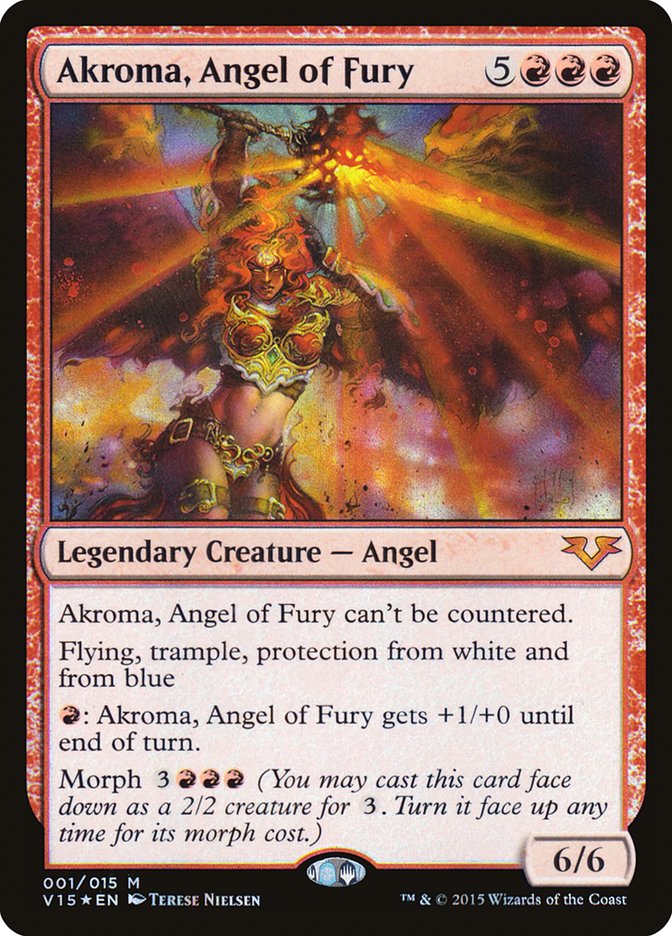 Akroma, Angel of Fury [From the Vault: Angels] | Yard's Games Ltd
