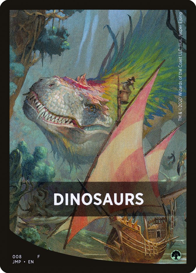 Dinosaurs Theme Card [Jumpstart Front Cards] | Yard's Games Ltd