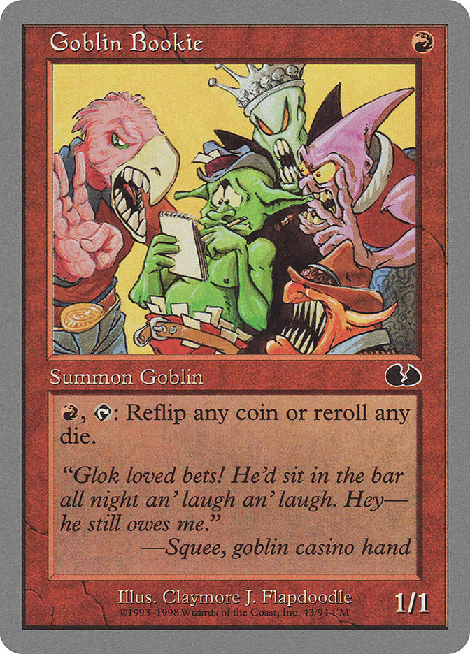 Goblin Bookie [Unglued] | Yard's Games Ltd