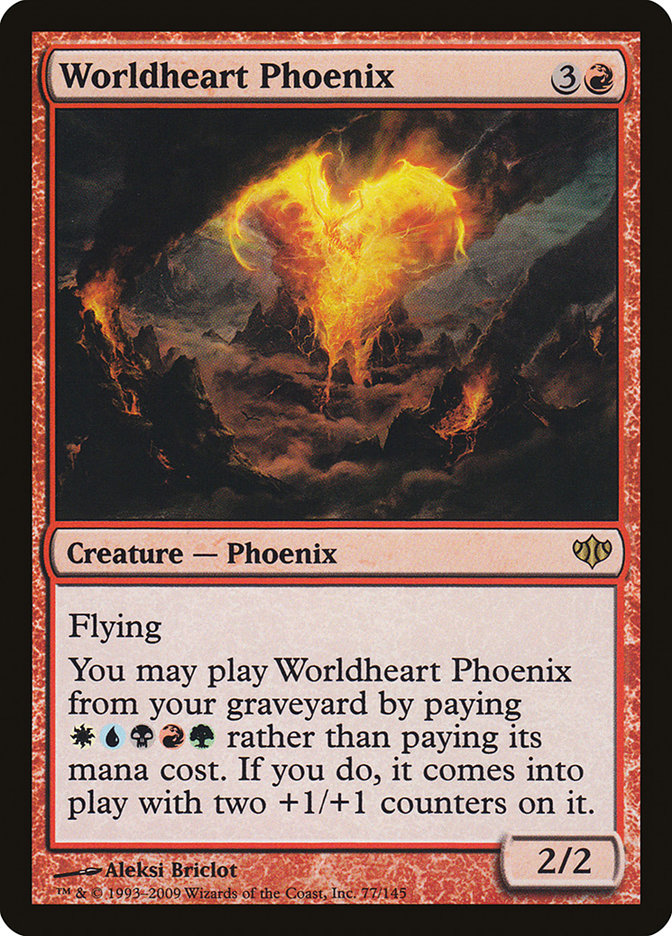 Worldheart Phoenix [Conflux] | Yard's Games Ltd