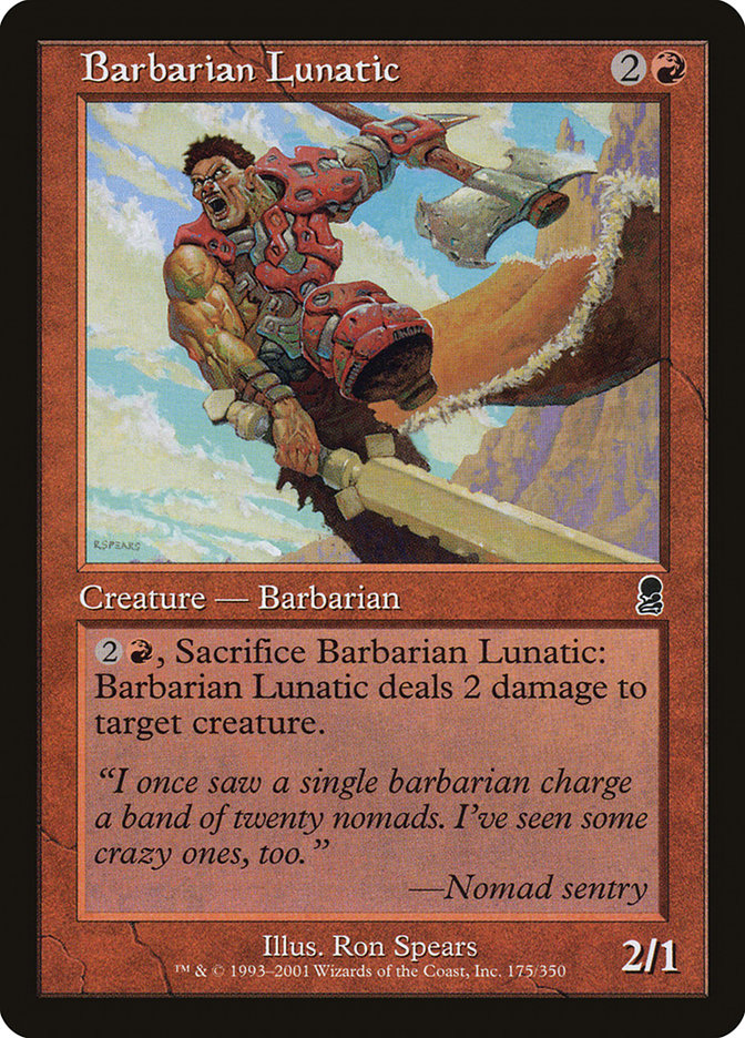 Barbarian Lunatic [Odyssey] | Yard's Games Ltd